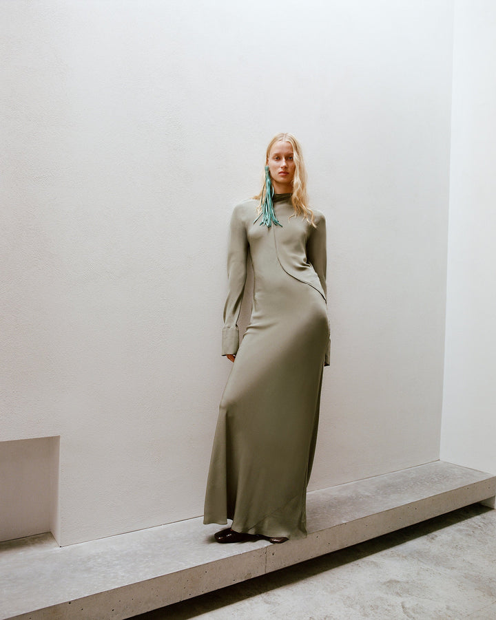 Rousseau Open Back Gown - GLAM MODA