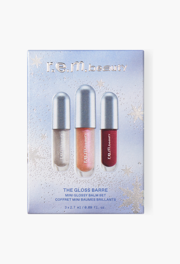 rem beauty the gloss barre mini glossy balm set