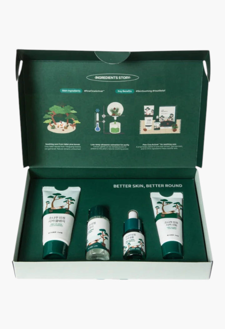 Pine Calming Cica Travel Routine Trial Kit