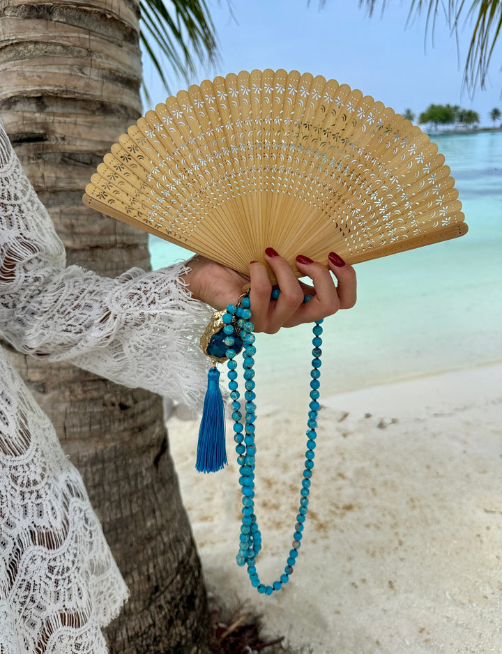 Bamboo Fantastique Fan - GLAM MODA