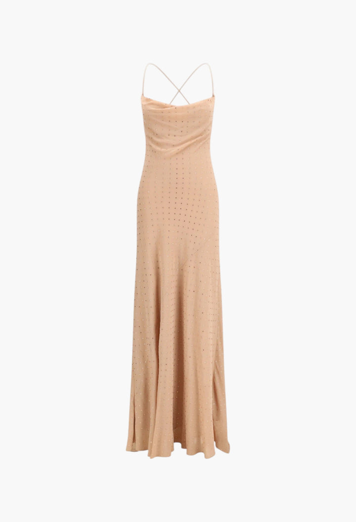 Long strass Slipdress - GLAM MODA