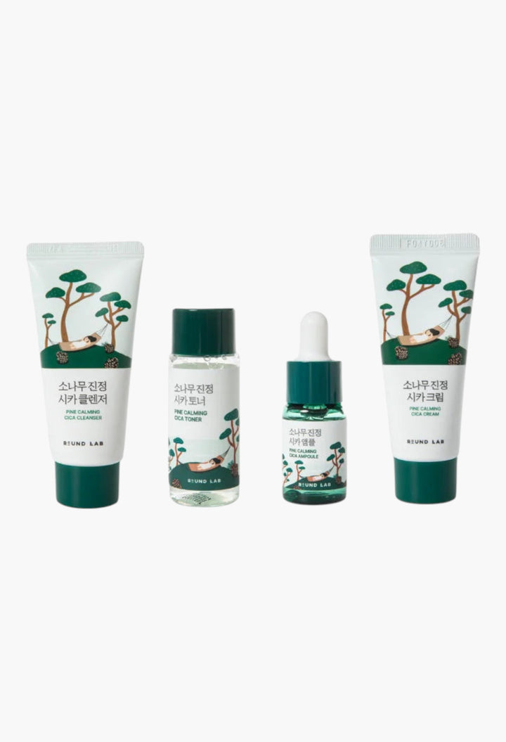 Pine Calming Cica Travel Routine Trial Kit