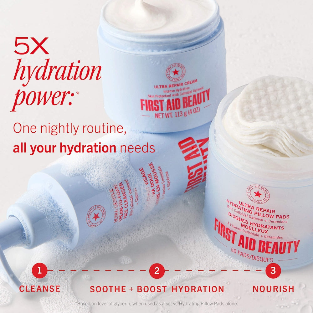 Ultra Repair Hydrating Pillow Pads with Colloidal Oatmeal and Ceramides - GLAM MODA
