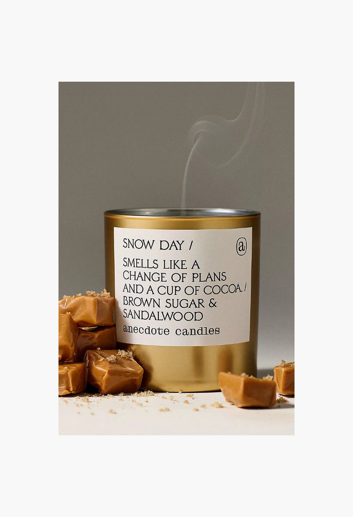 Anecdote Gourmand Snow Day Boxed Glass Candle