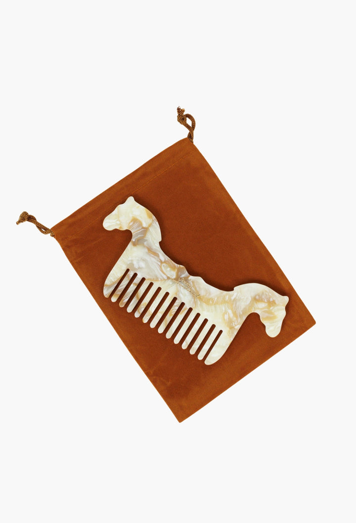 Horse Comb in Marble