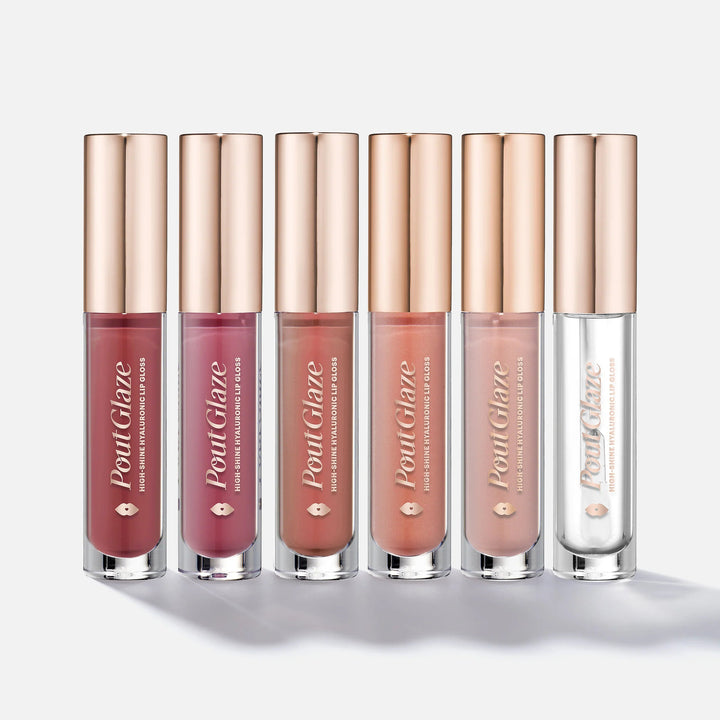 Pout Glaze High-Shine-Hyaluronic Lip Gloss - GLAM MODA