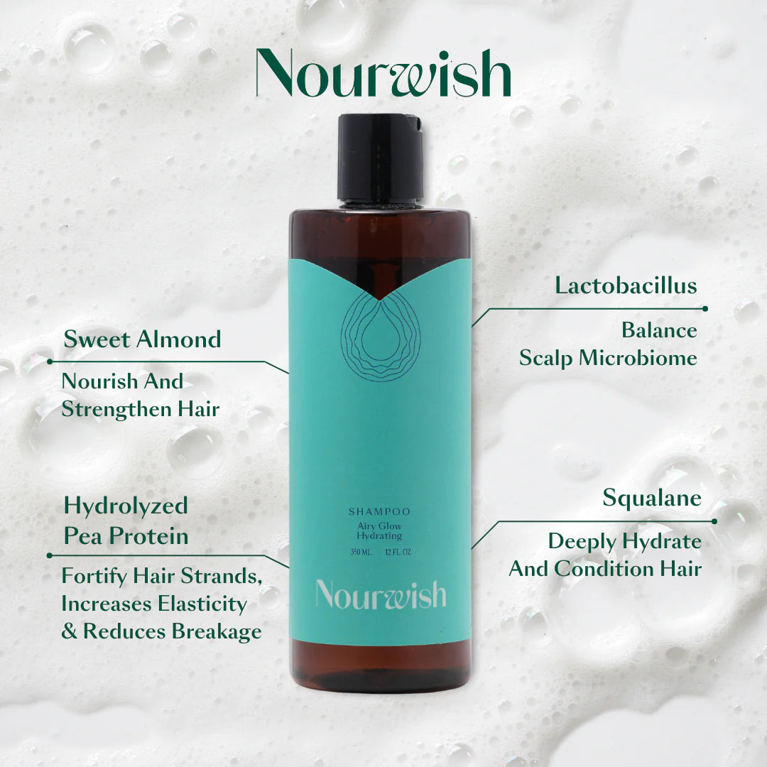 Nourwish Airy Glow Hydrating Shampoo - GLAM MODA