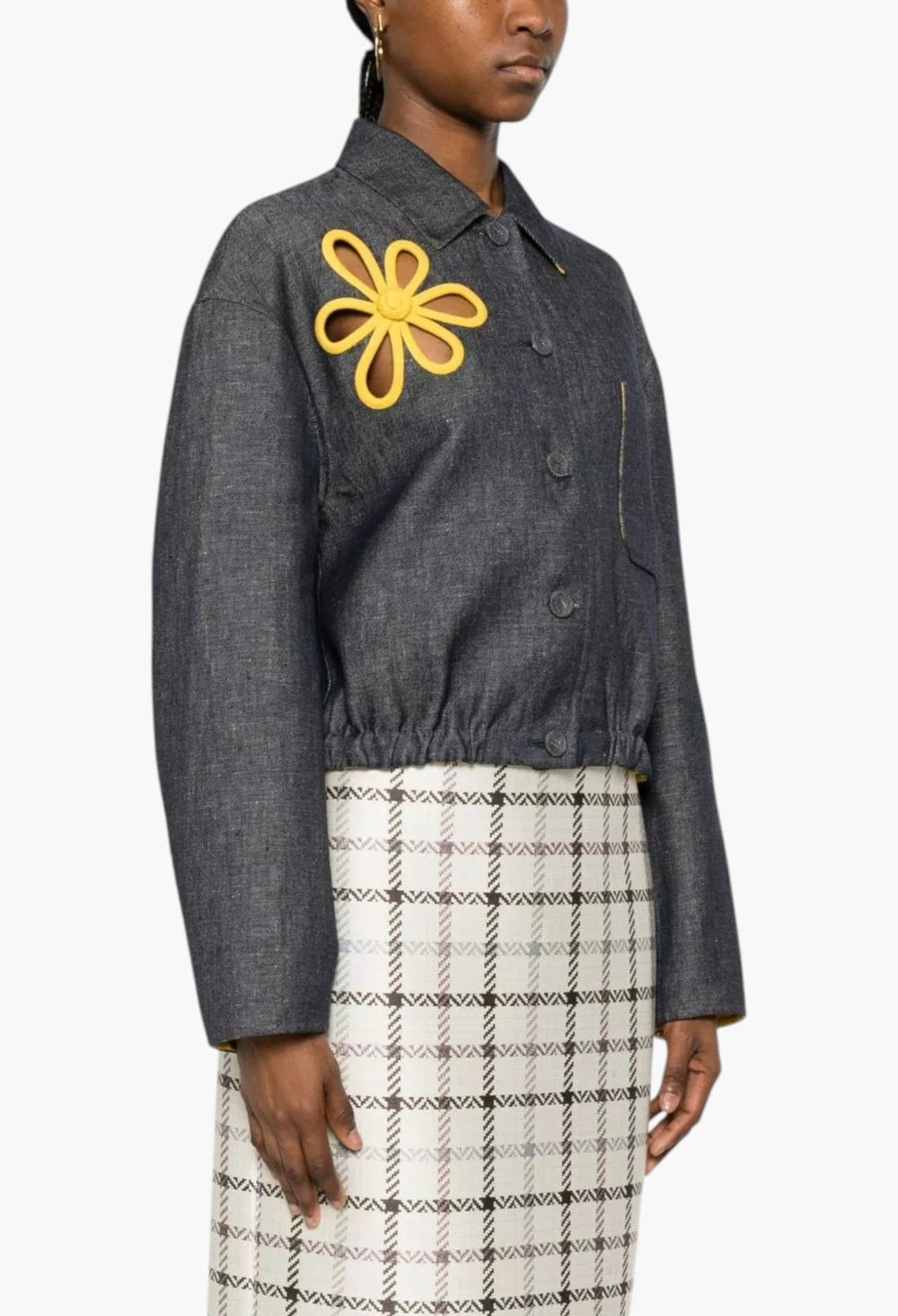 Embroidered Denim Jacket - GLAM MODA
