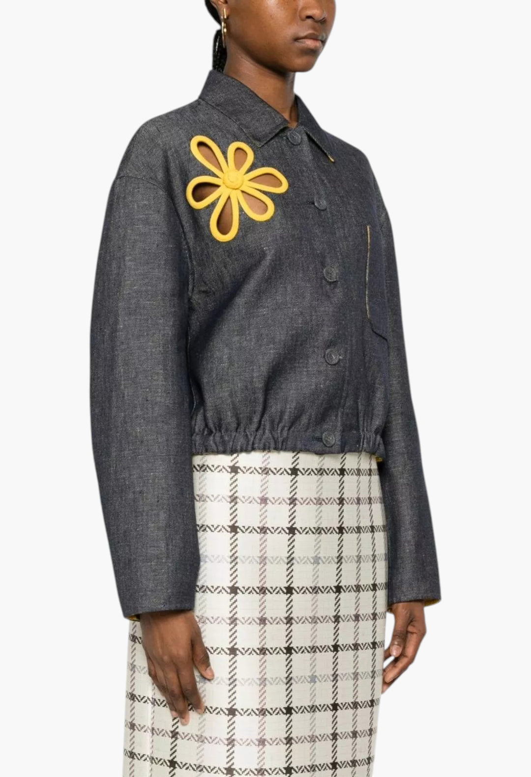 Embroidered Denim Jacket - GLAM MODA