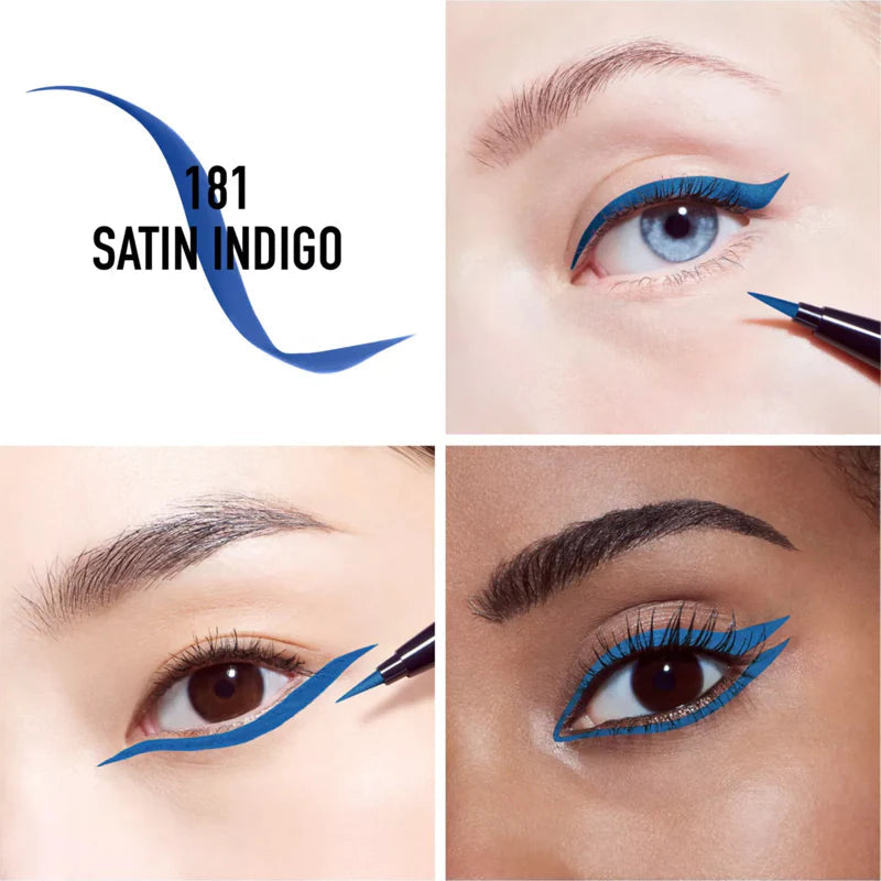 181 - Satin Indigo - Diorshow On Stage Liner Waterproof - GLAM MODA
