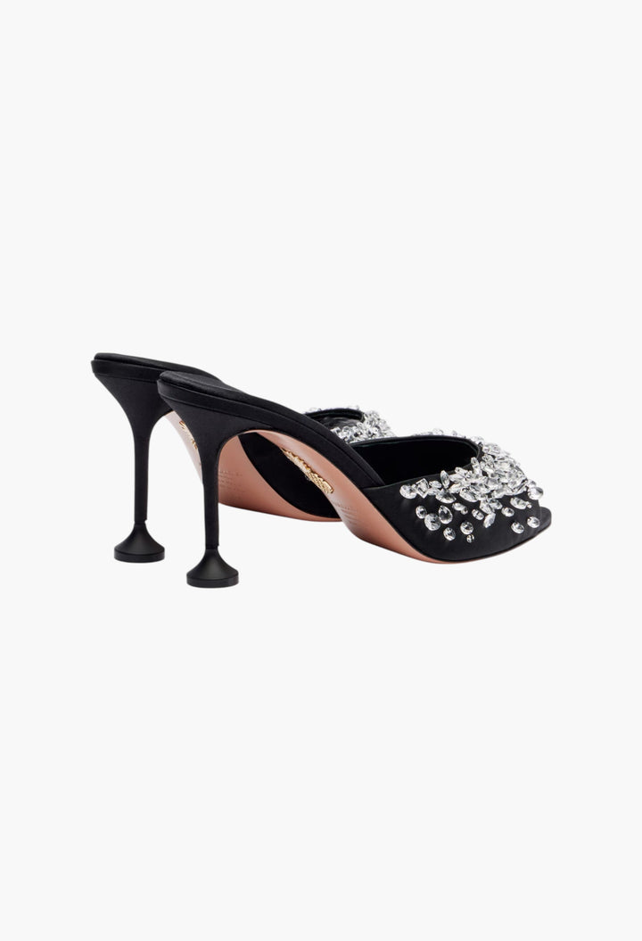 Bisous 85 Embellished Satin Mules - GLAM MODA