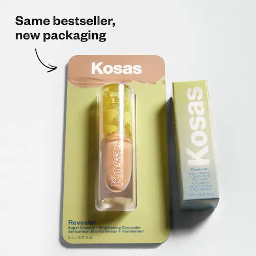 Mini Revealer Super Creamy + Brightening Concealer with Caffeine and Hyaluronic Acid - GLAM MODA