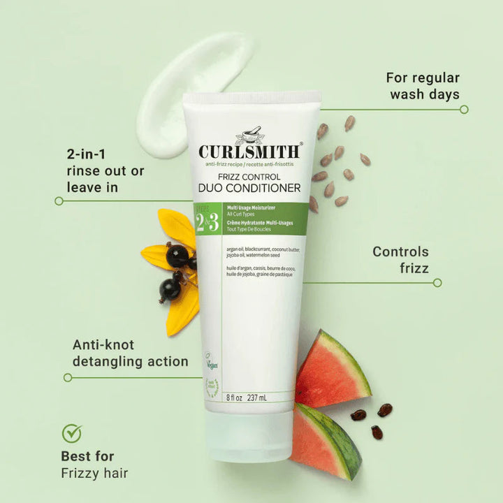 Curlsmith Frizz Control Duo Conditioner 8oz - GLAM MODA