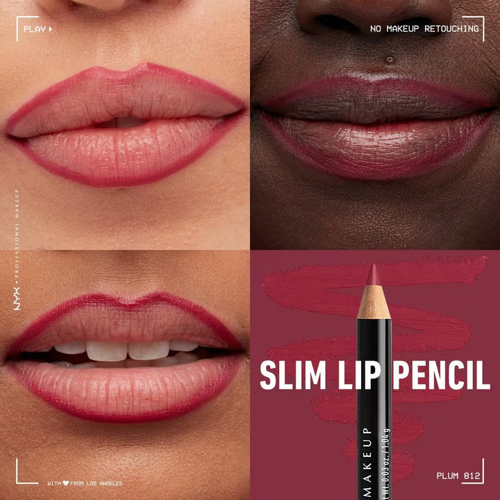 Slim Lip Pencil - Natural-Looking Long-Wear Lip Liner - GLAM MODA