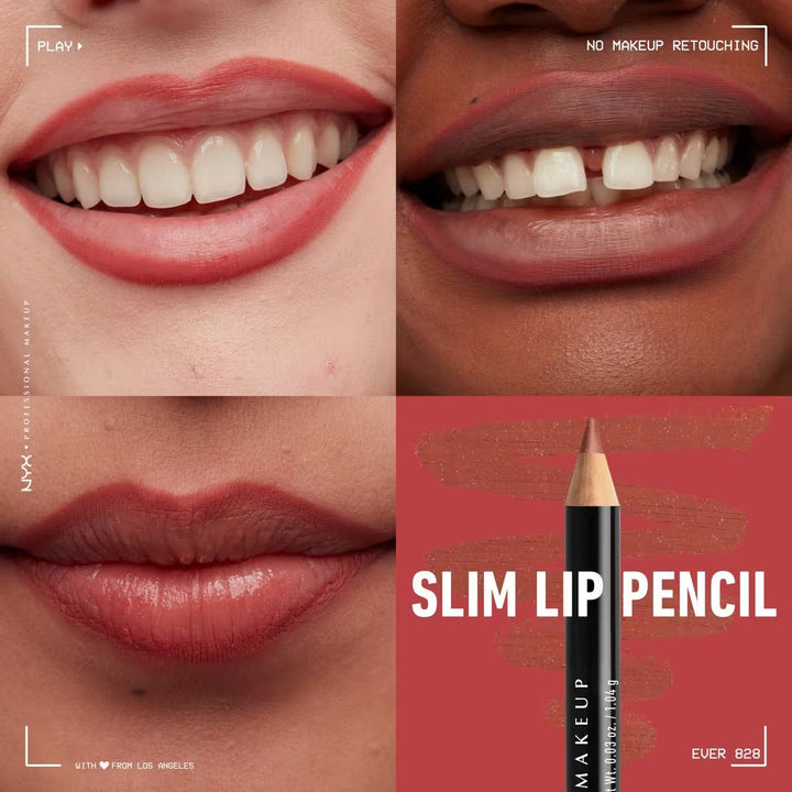 Slim Lip Pencil - Natural-Looking Long-Wear Lip Liner - GLAM MODA