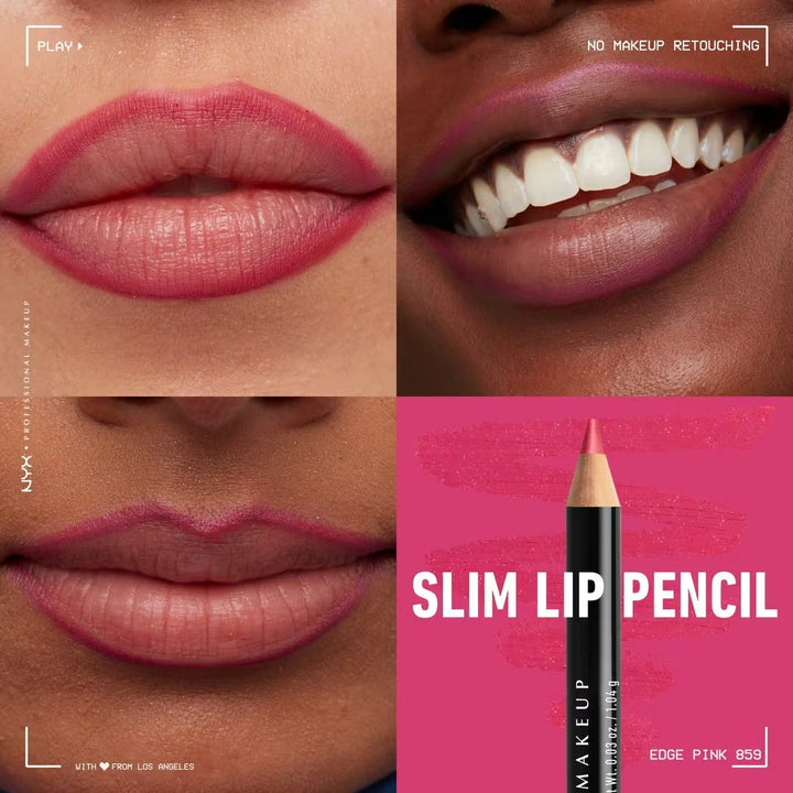 Slim Lip Pencil - Natural-Looking Long-Wear Lip Liner - GLAM MODA