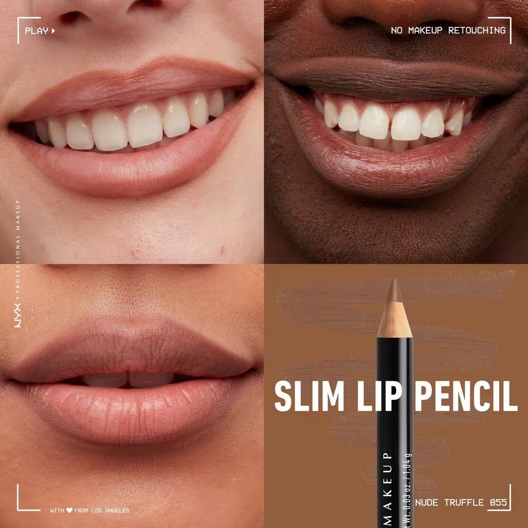 Slim Lip Pencil - Natural-Looking Long-Wear Lip Liner - GLAM MODA
