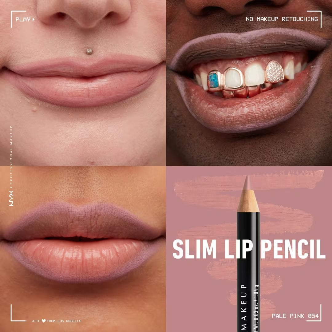 Slim Lip Pencil - Natural-Looking Long-Wear Lip Liner - GLAM MODA