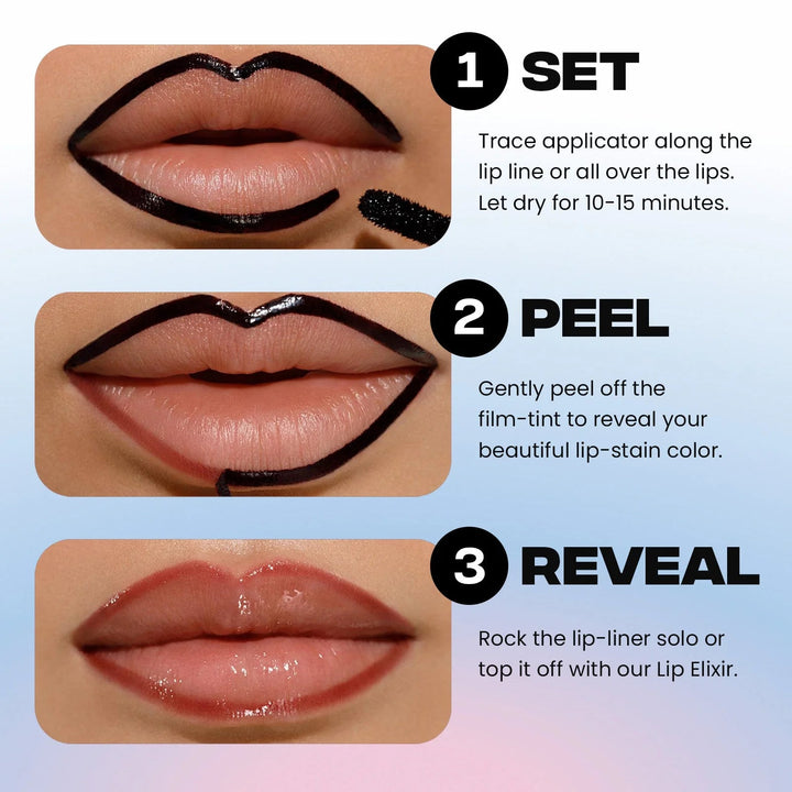 Lip Liner Stay-N® - Peel-Off Lip Stain - GLAM MODA