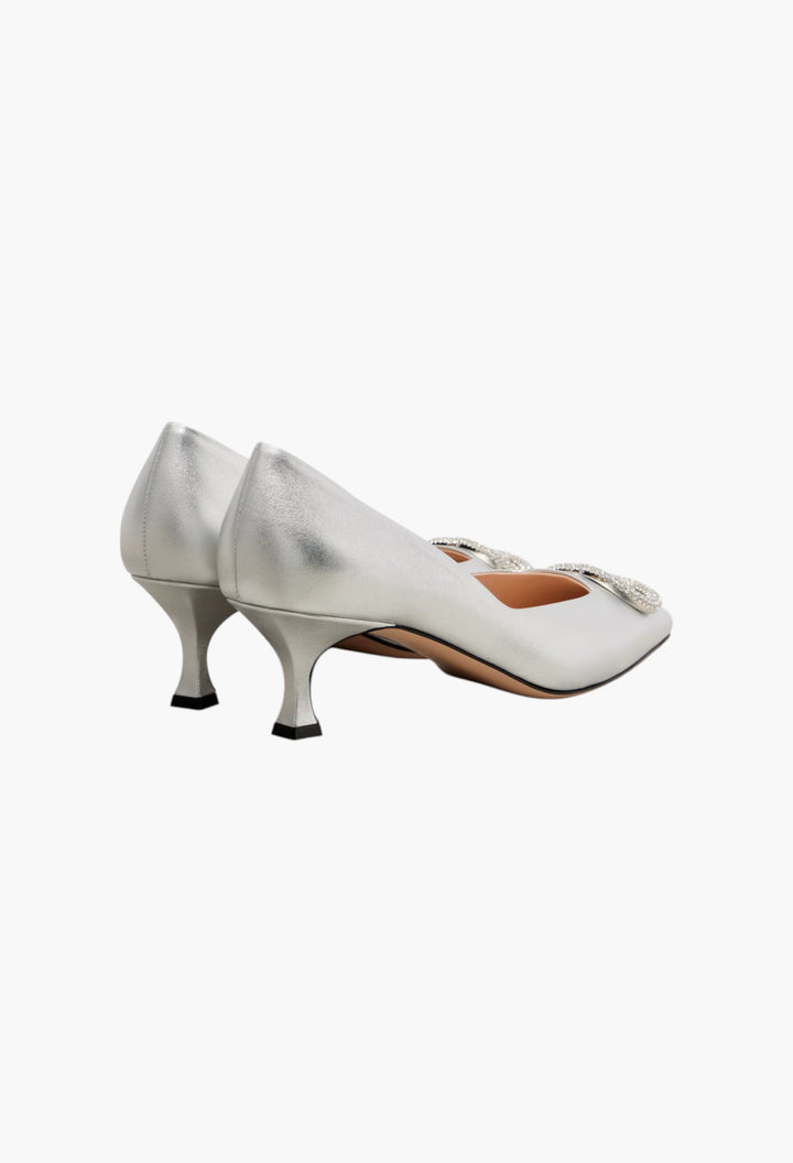Alicia Interlocking G 55 Leather Pumps - GLAM MODA
