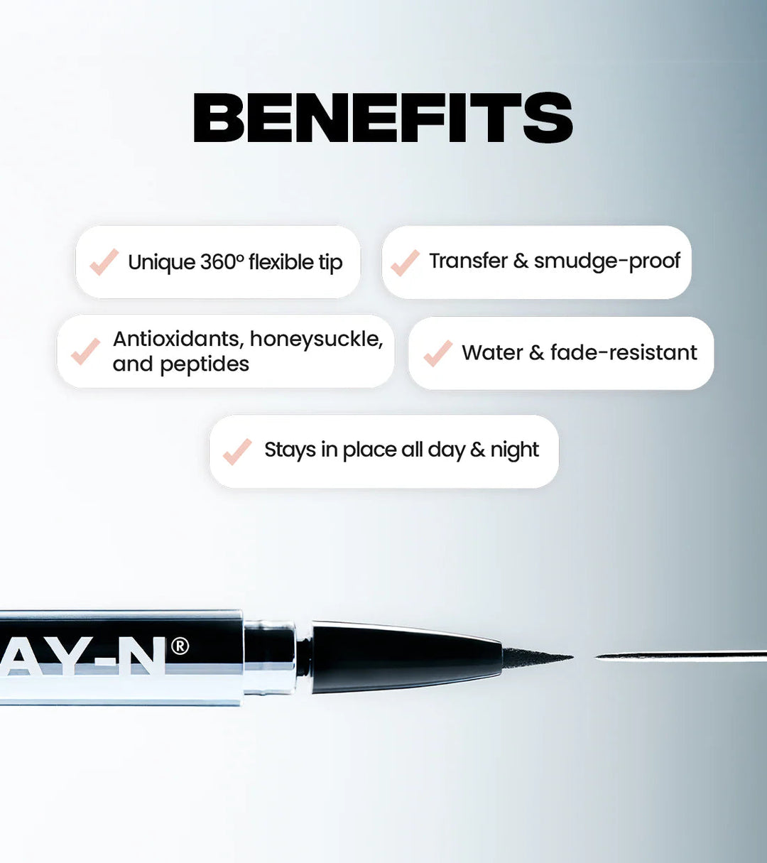 Eyeliner Stay-N® All-Day Eyeliner - GLAM MODA