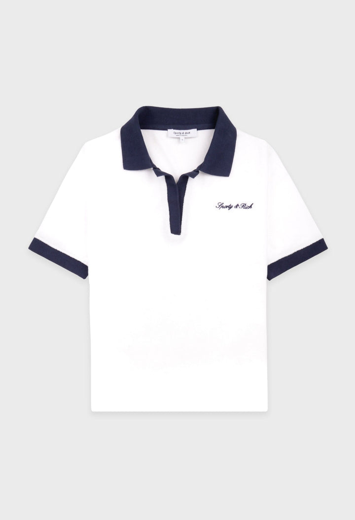 Signature Logo Terry Polo - GLAM MODA