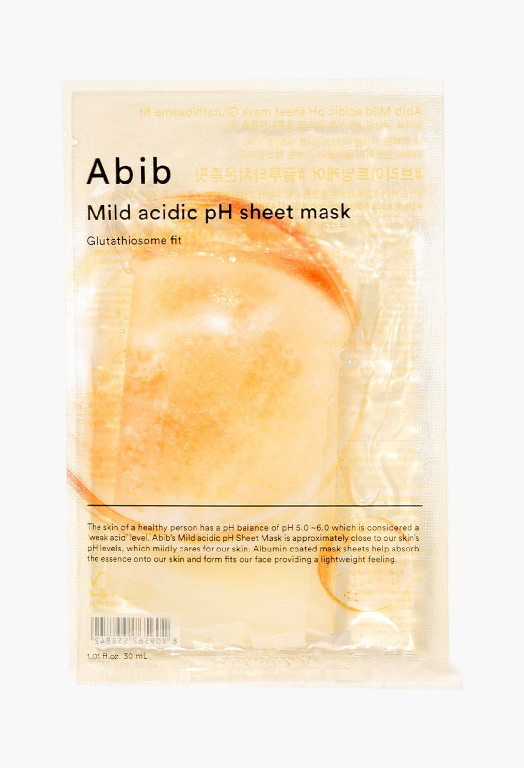 Mild Acidic Ph Sheet Mask Glutathiosome Fit (10 Sheets)