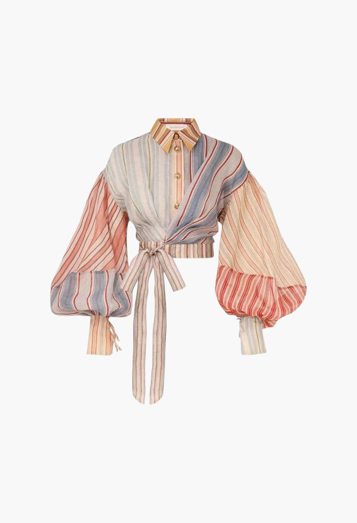 Rebellion Linen And Silk Shirt - GLAM MODA