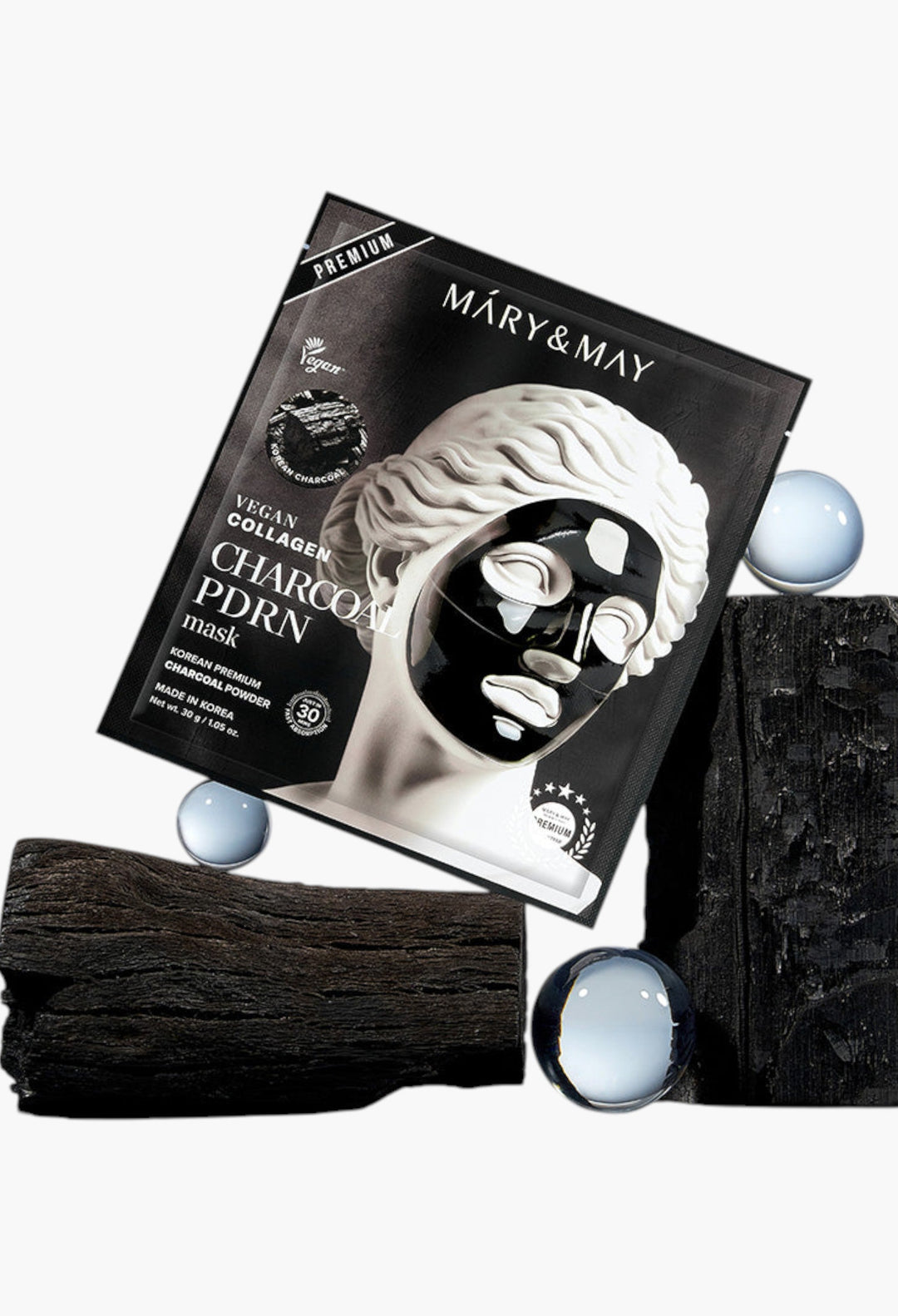 Vegan Collagen Charcoal PDRN Mask