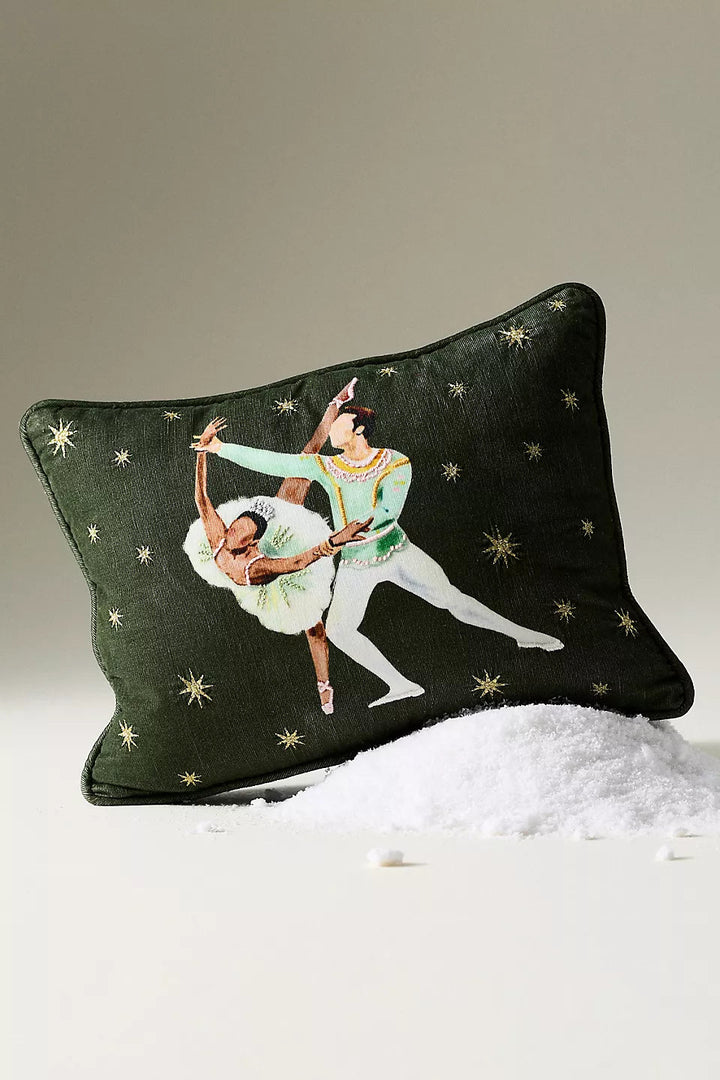 New York City Ballet Cotton Woven Pillow