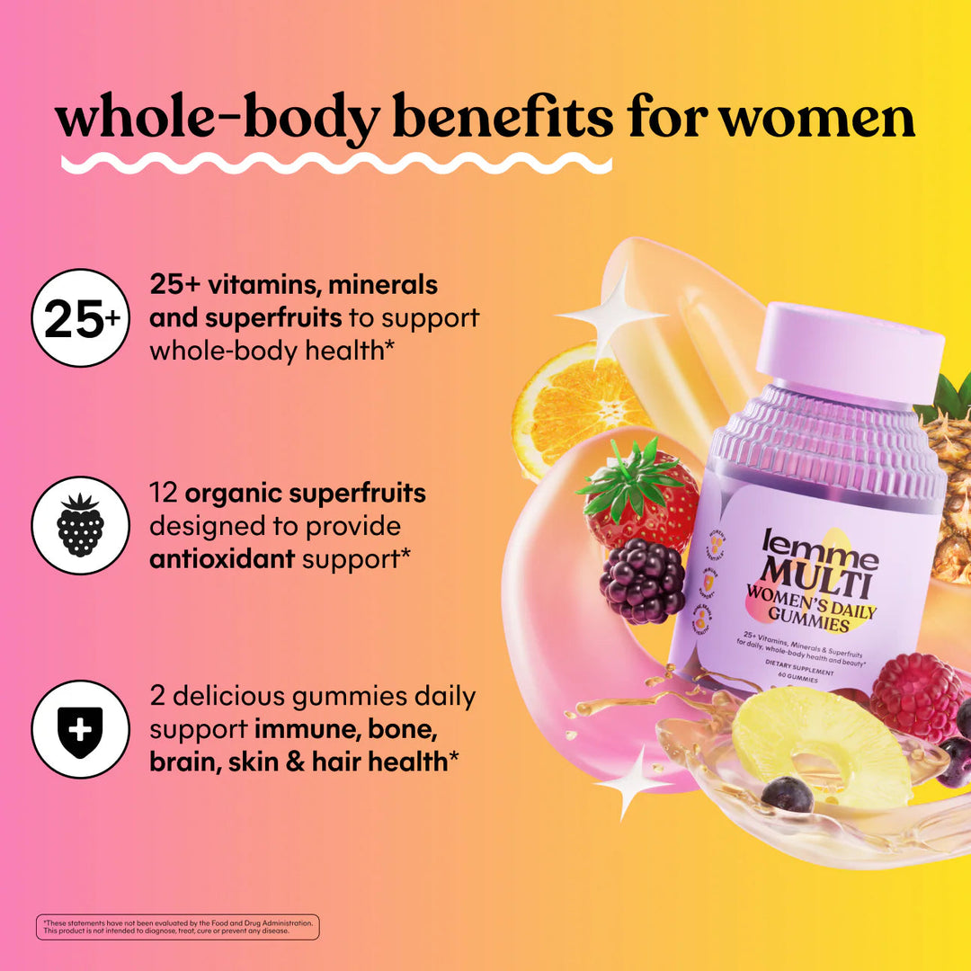Lemme Multi Women's Daily Gummies - GLAM MODA