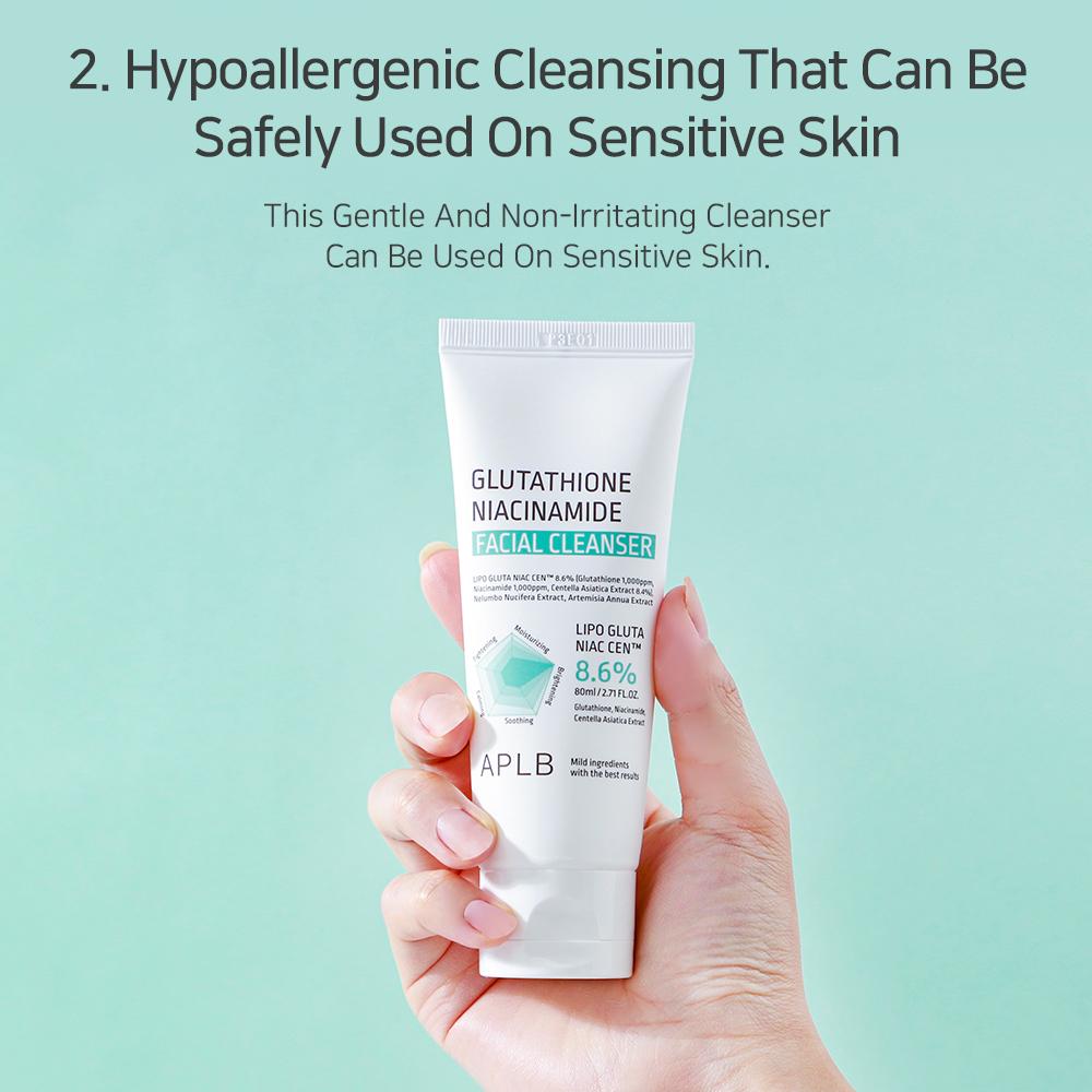 Glutathione Niacinamide Facial Cleanser