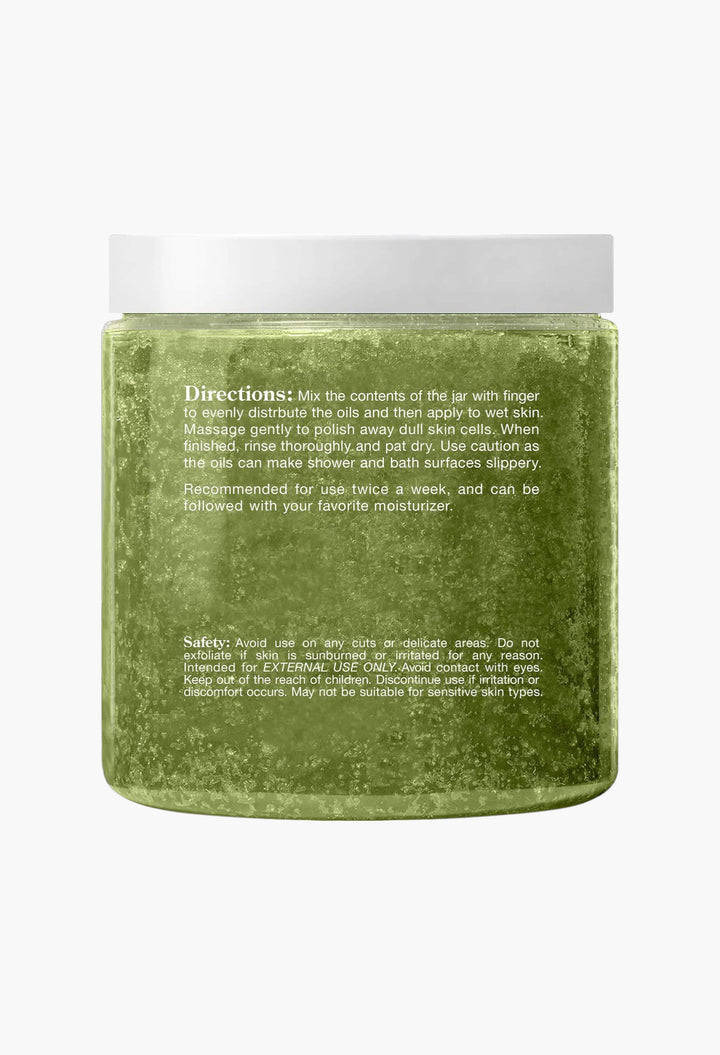 Matcha Green Tea Body Scrub For All Natural Skin Care - Exfoliating Multi Purpose Body And Facial Scrub Moisturizes And Nourishes Face And Skin - 10 Oz - Great Gift For Her - GLAM MODA
