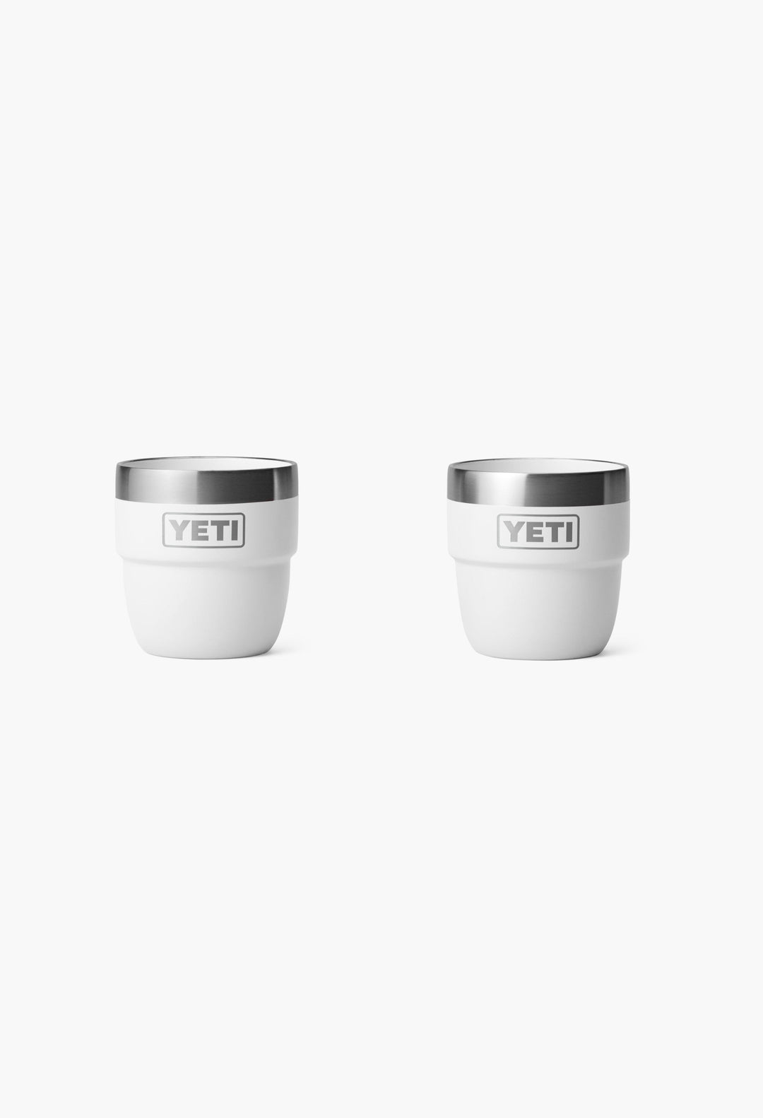 White - Stackable Mugs With Durasip™ Ceramic Lining - GLAM MODA