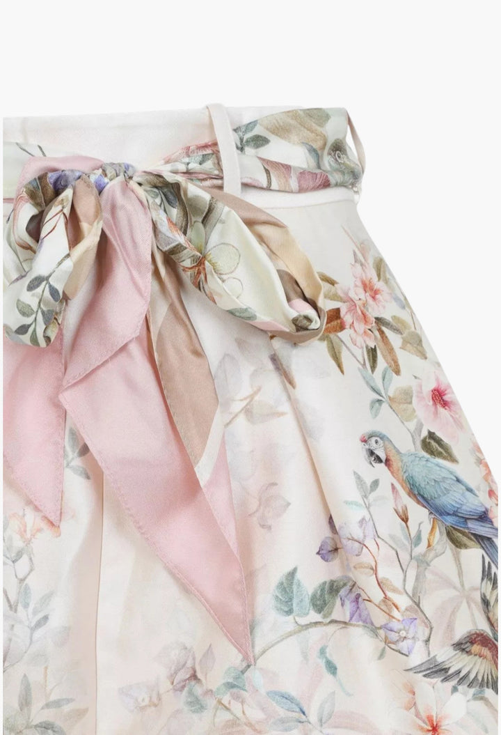 Rebellion Silk And Cotton Shorts - GLAM MODA