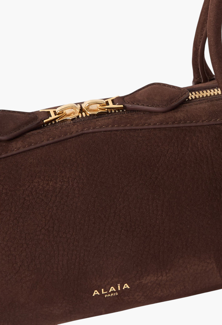 Le Teckel Medium Nubuck Shoulder Bag - GLAM MODA