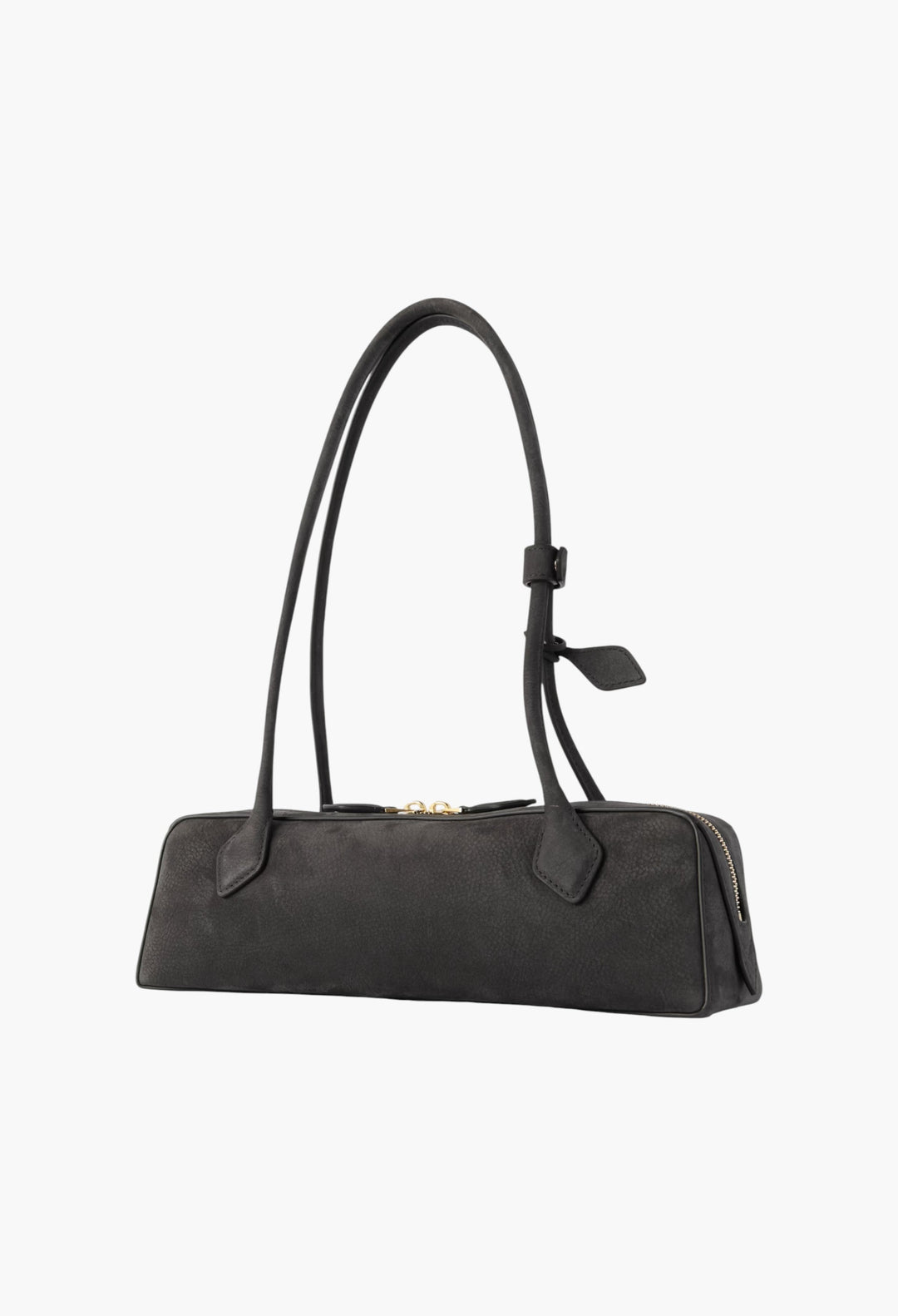 Le Teckel Medium Nubuck Shoulder Bag - GLAM MODA