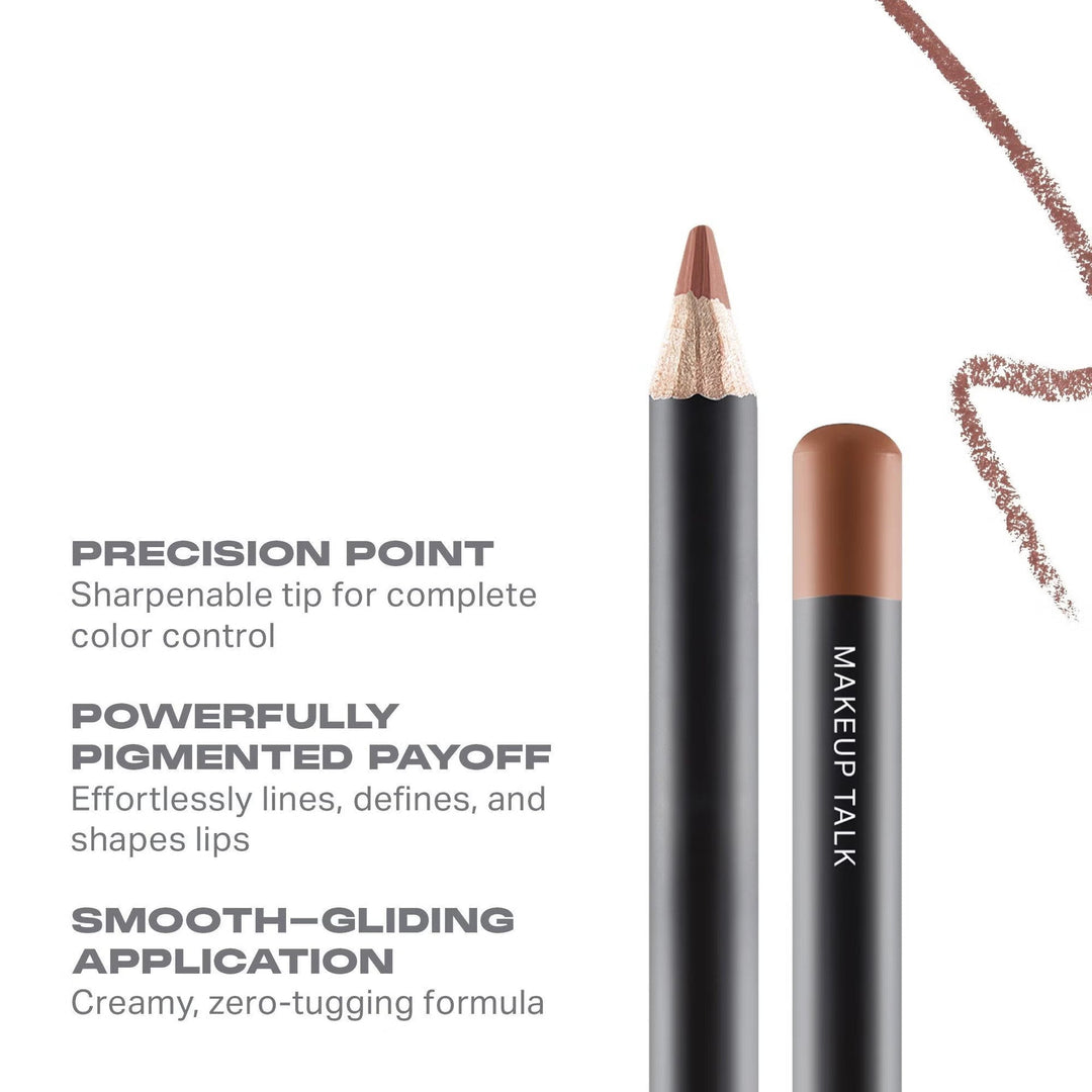 Color Pencil Lip Liner - Long-Wear Lip Liner - GLAM MODA