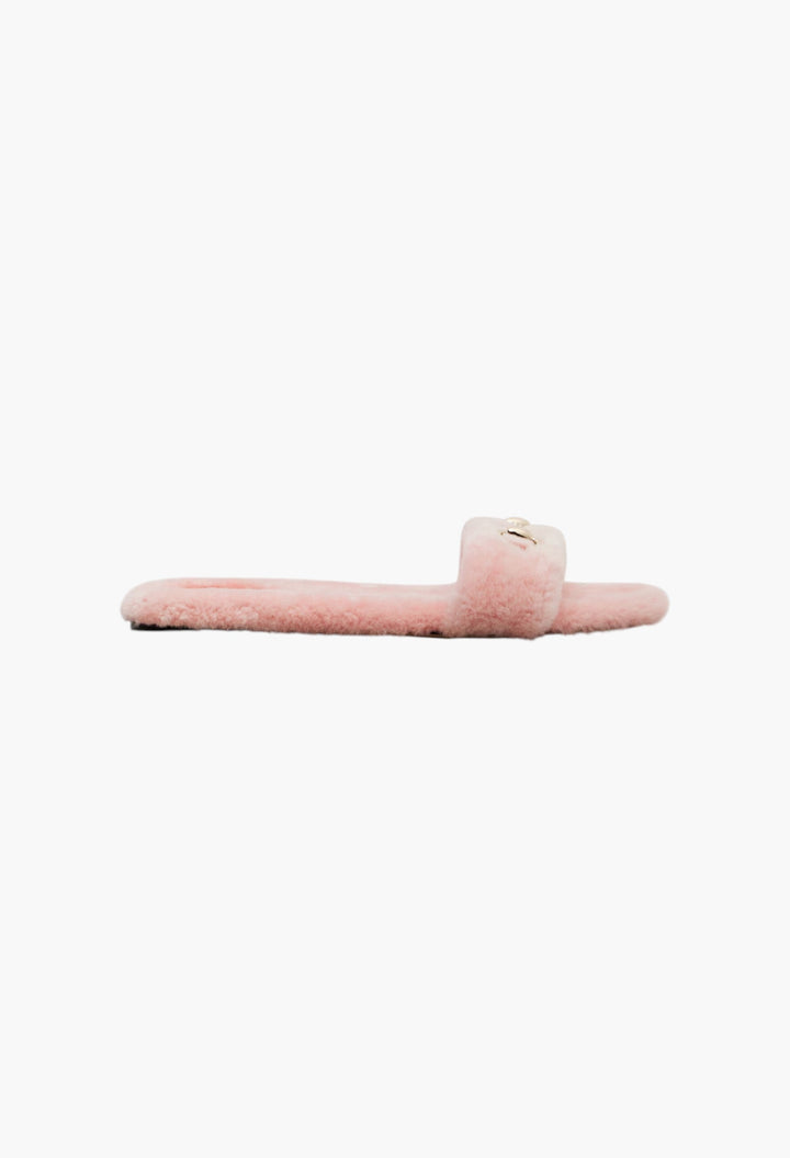 Siaga Horsebit Shearling Slides - GLAM MODA