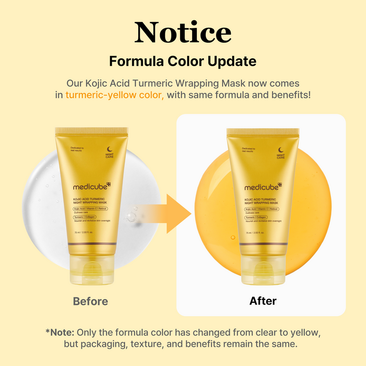 Kojic Acid Turmeric Overnight Wrapping Mask - GLAM MODA