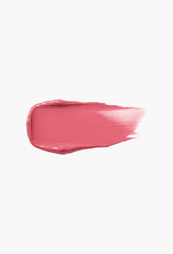 GLAM MODA Make Me Blush cream blush swatch showing a vibrant pink pigment with a smooth, dewy texture.