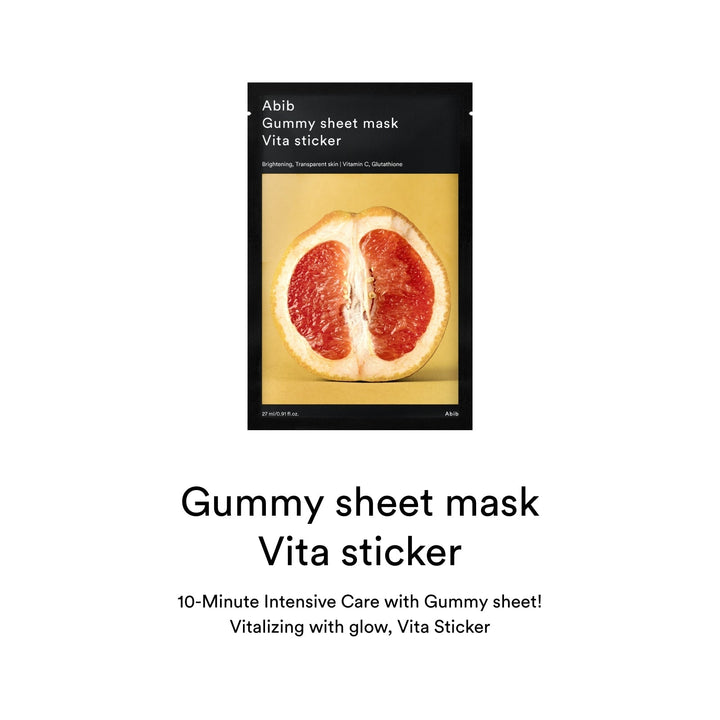 Gummy Sheet Mask Vita Sticker(10 Sheets)