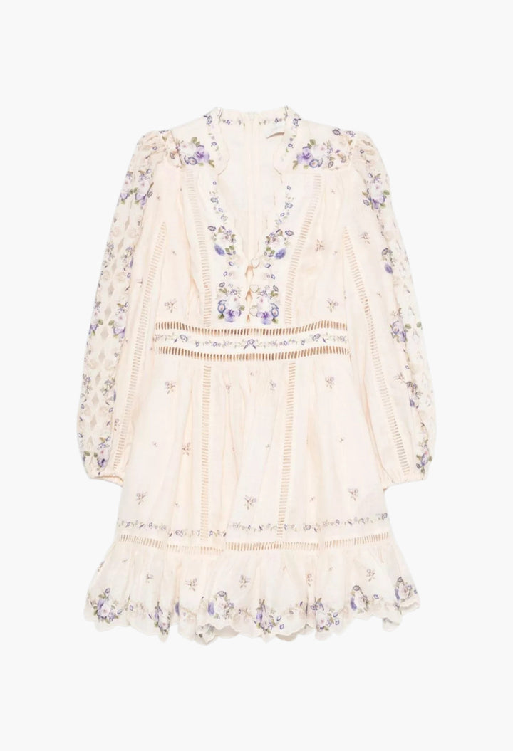 Patience Linen Mini Dress - GLAM MODA