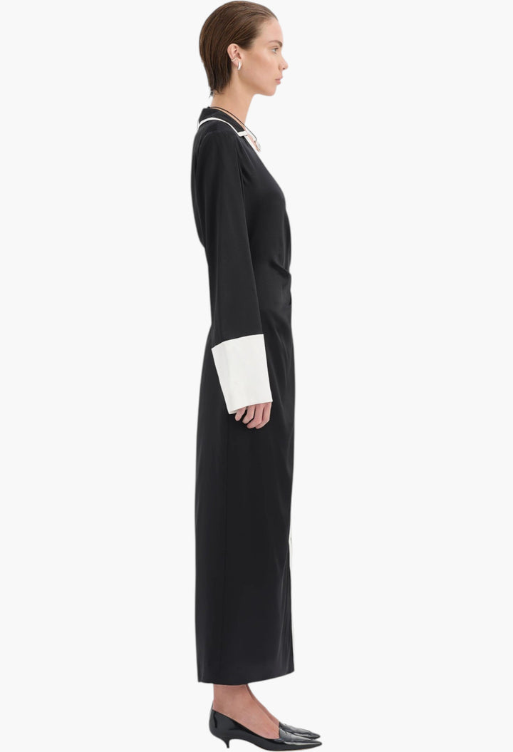 Yasmine Wrap Shirt Dress - GLAM MODA