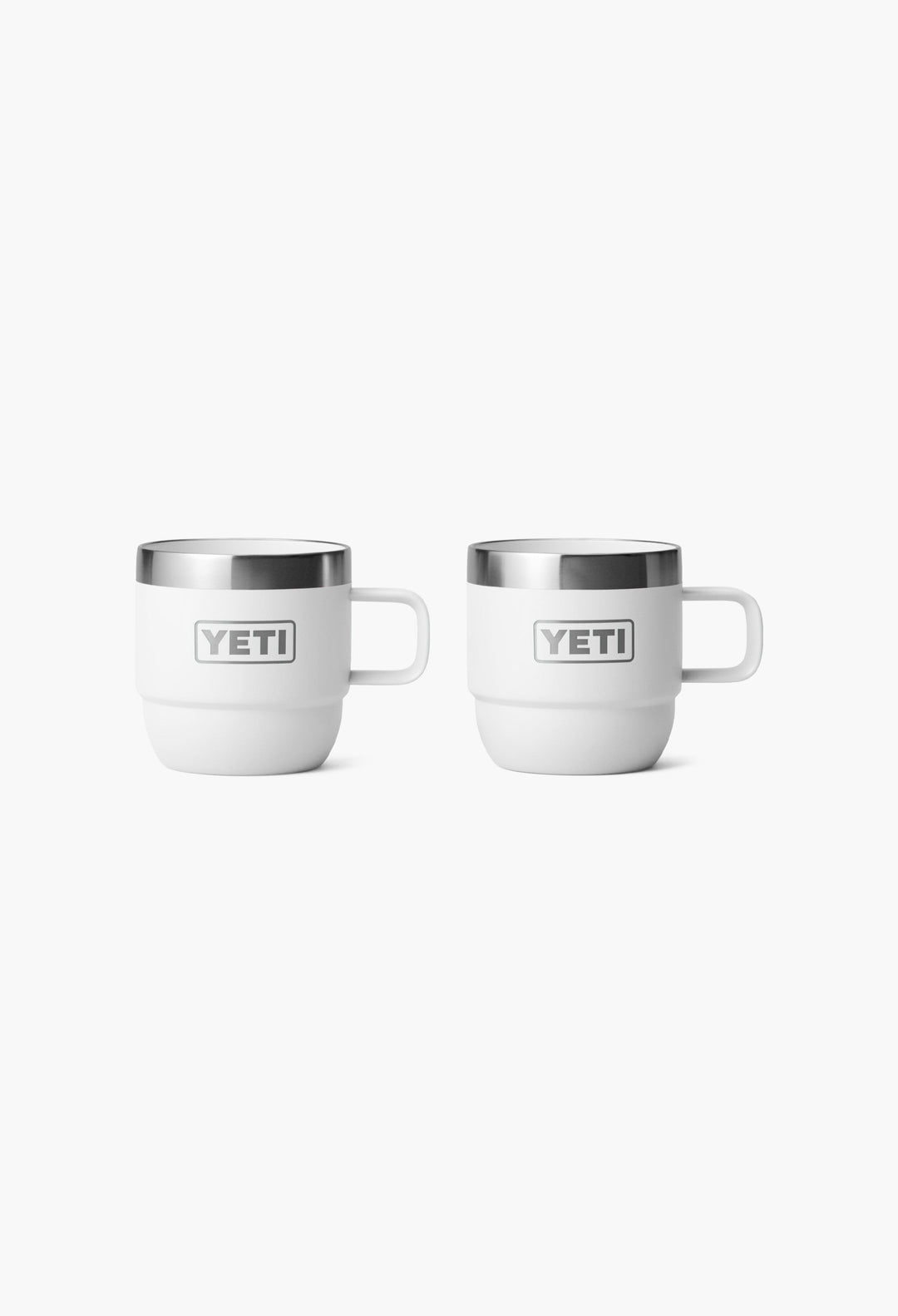 White - Stackable Mugs With Durasip™ Ceramic Lining - GLAM MODA