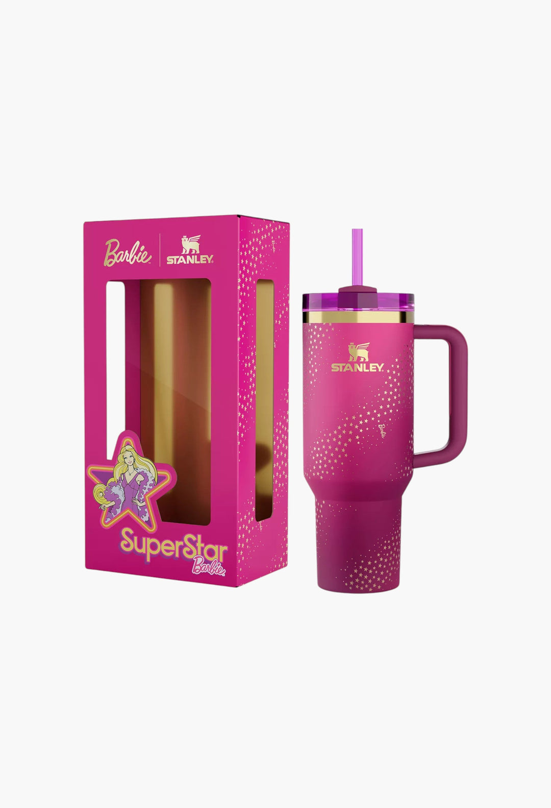 70s Superstar - The Barbie x Stanley Quencher H2.0 Flowstate Barbie Icon Stainless-Steel Bottle 1.2L - GLAM MODA