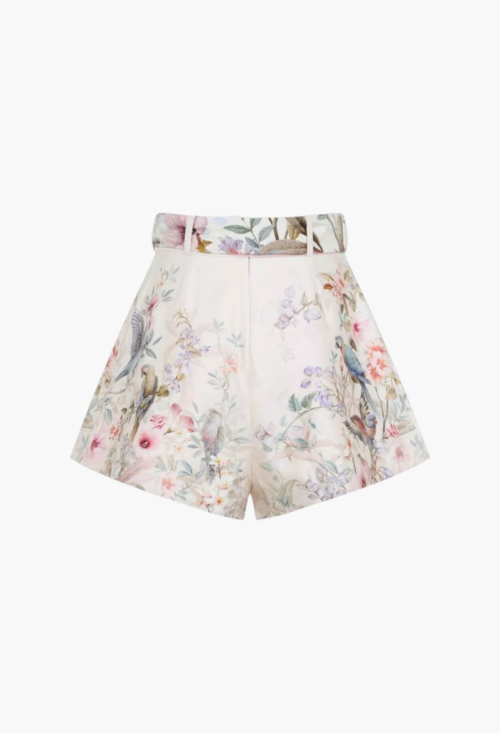 Rebellion Silk And Cotton Shorts - GLAM MODA