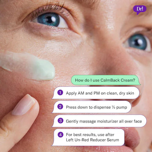 Left Un-Red CalmBack Rich Face Moisturizer for Redness and Skin Barrier Health - GLAM MODA