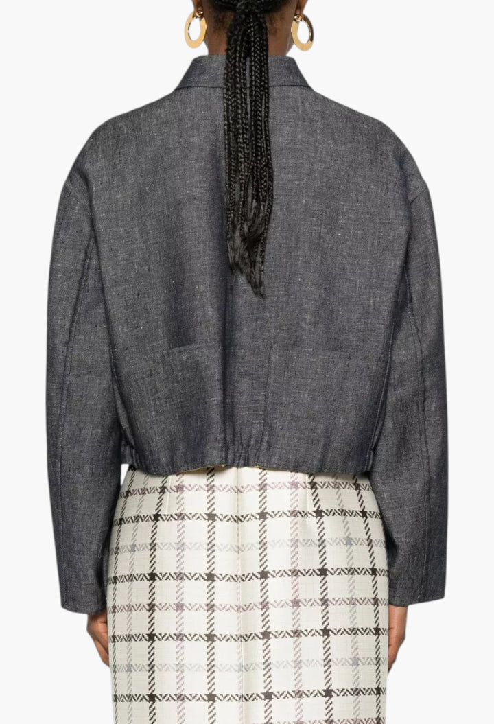 Embroidered Denim Jacket - GLAM MODA