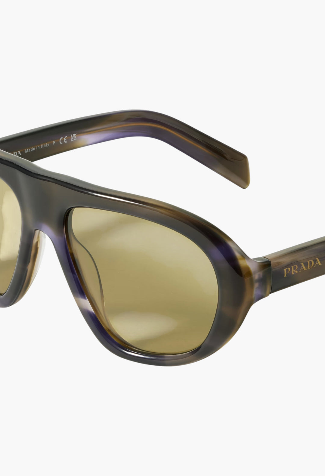 Oversized Aviator-Style Acetate Sunglasses - GLAM MODA